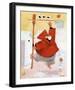 Papy Pechou au Basket-Hubert Rublon-Framed Art Print