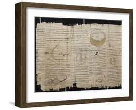 Papyrus astronomique d'Eudoxe-null-Framed Giclee Print