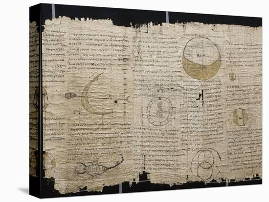 Papyrus astronomique d'Eudoxe-null-Stretched Canvas