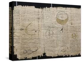 Papyrus astronomique d'Eudoxe-null-Stretched Canvas
