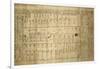Papyrus d'Ankheseniset : voyage du dieu solaire dans les régions de l'Au-de-null-Framed Giclee Print