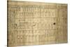 Papyrus d'Ankheseniset : voyage du dieu solaire dans les régions de l'Au-de-null-Stretched Canvas