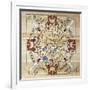 Papyrus Depicting Zodiacal Map, Reconstructed Ceiling at Temple of Hathor-null-Framed Giclee Print