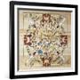 Papyrus Depicting Zodiacal Map, Reconstructed Ceiling at Temple of Hathor-null-Framed Giclee Print