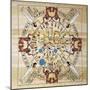 Papyrus Depicting Zodiacal Map, Reconstructed Ceiling at Temple of Hathor-null-Mounted Giclee Print