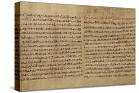 Papyrus du Livre des Morts de Djedkhonsouiousankh-null-Stretched Canvas