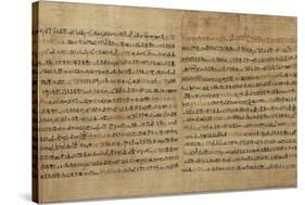 Papyrus du Livre des Morts de Djedkhonsouiousankh-null-Stretched Canvas