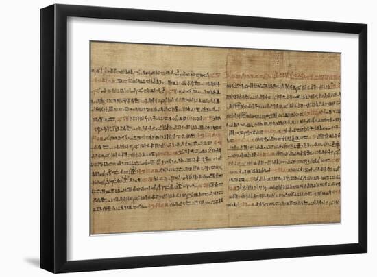 Papyrus du Livre des Morts de Djedkhonsouiousankh-null-Framed Giclee Print