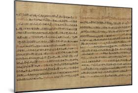 Papyrus du Livre des Morts de Djedkhonsouiousankh-null-Mounted Giclee Print