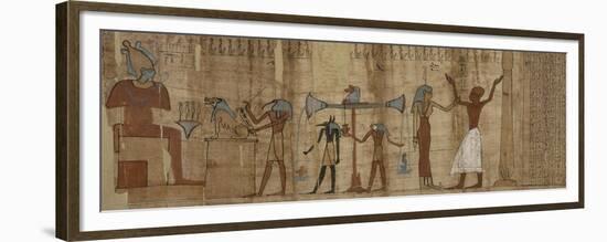 Papyrus du Livre des Morts de Tchahapiimou, supérieur des astronomes d'Amon-null-Framed Premium Giclee Print