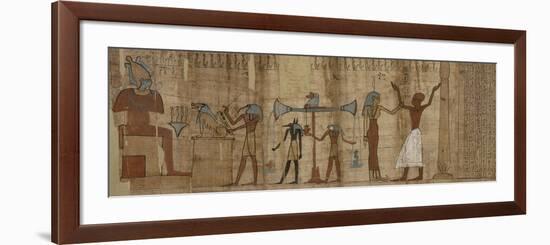 Papyrus du Livre des Morts de Tchahapiimou, supérieur des astronomes d'Amon-null-Framed Premium Giclee Print