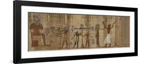 Papyrus du Livre des Morts de Tchahapiimou, supérieur des astronomes d'Amon-null-Framed Premium Giclee Print