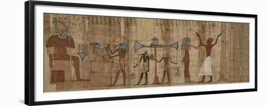 Papyrus du Livre des Morts de Tchahapiimou, supérieur des astronomes d'Amon-null-Framed Premium Giclee Print