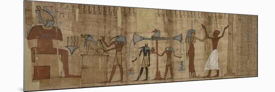 Papyrus du Livre des Morts de Tchahapiimou, supérieur des astronomes d'Amon-null-Mounted Premium Giclee Print