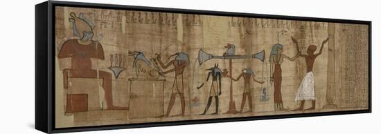 Papyrus du Livre des Morts de Tchahapiimou, supérieur des astronomes d'Amon-null-Framed Stretched Canvas