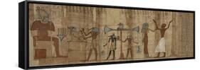 Papyrus du Livre des Morts de Tchahapiimou, supérieur des astronomes d'Amon-null-Framed Stretched Canvas