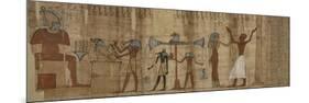 Papyrus du Livre des Morts de Tchahapiimou, supérieur des astronomes d'Amon-null-Mounted Giclee Print