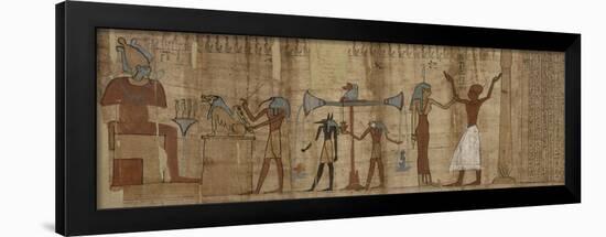 Papyrus du Livre des Morts de Tchahapiimou, supérieur des astronomes d'Amon-null-Framed Giclee Print