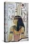 Papyrus image of the goddess Maat. Artist: Unknown-Unknown-Stretched Canvas