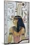 Papyrus image of the goddess Maat. Artist: Unknown-Unknown-Mounted Giclee Print