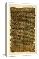 Papyrus Letter from a Schoolboy to His Father, C200 Ad-null-Stretched Canvas