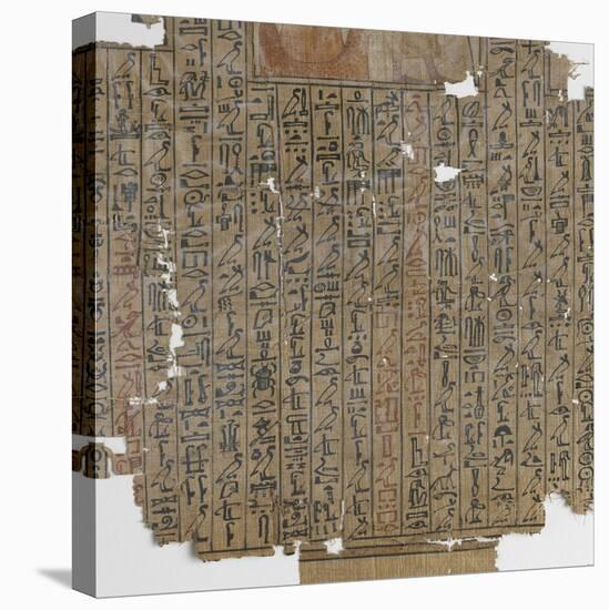 Papyrus : Livre des Morts de Ptahmes-null-Stretched Canvas