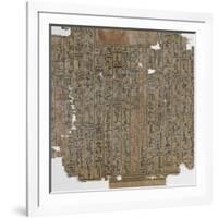 Papyrus : Livre des Morts de Ptahmes-null-Framed Giclee Print