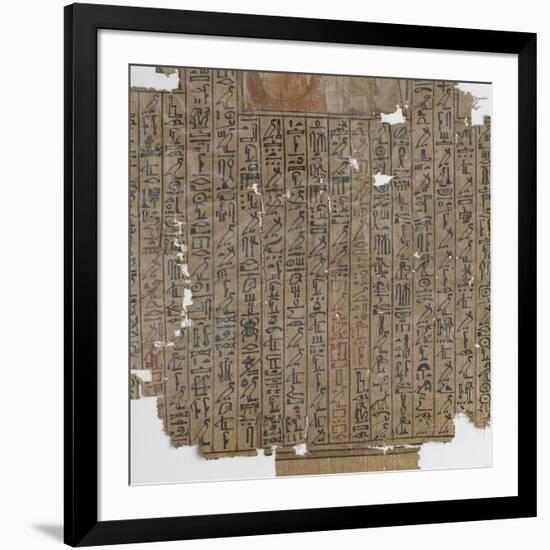 Papyrus : Livre des Morts de Ptahmes-null-Framed Giclee Print