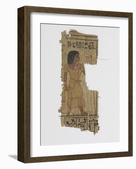 Papyrus : Livre des Morts de Ptahmes-null-Framed Giclee Print