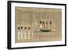 Papyrus mythologique d'Imenemsaouf, Supérieur des porteurs de bouclier-quera d'Amon-null-Framed Giclee Print