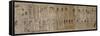 Papyrus mythologique de Serimen-null-Framed Stretched Canvas