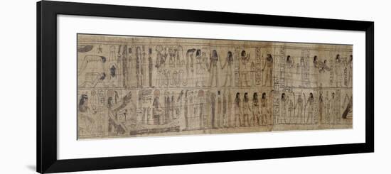 Papyrus mythologique de Serimen-null-Framed Premium Giclee Print