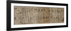 Papyrus mythologique de Serimen-null-Framed Giclee Print