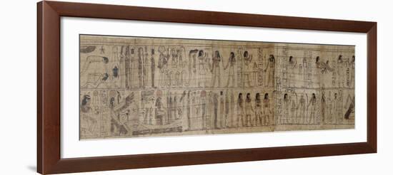 Papyrus mythologique de Serimen-null-Framed Giclee Print