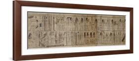 Papyrus mythologique de Serimen-null-Framed Giclee Print