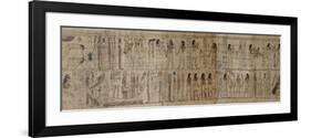 Papyrus mythologique de Serimen-null-Framed Giclee Print