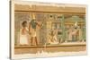 Papyrus of Ani the Dead Ani Judged Innocent is Presented by Horus to Osiris-E.a. Wallis Budge-Stretched Canvas