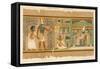 Papyrus of Ani the Dead Ani Judged Innocent is Presented by Horus to Osiris-E.a. Wallis Budge-Framed Stretched Canvas