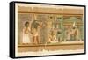 Papyrus of Ani the Dead Ani Judged Innocent is Presented by Horus to Osiris-E.a. Wallis Budge-Framed Stretched Canvas