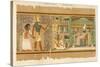 Papyrus of Ani the Dead Ani Judged Innocent is Presented by Horus to Osiris-E.a. Wallis Budge-Stretched Canvas