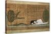 Papyrus of Scene of Worship of the Crocodile God Sobek-null-Stretched Canvas