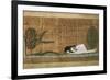 Papyrus of Scene of Worship of the Crocodile God Sobek-null-Framed Giclee Print