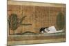 Papyrus of Scene of Worship of the Crocodile God Sobek-null-Mounted Giclee Print