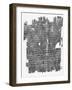 Papyrus Roll with Epistle to the Hebrews-null-Framed Giclee Print