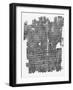 Papyrus Roll with Epistle to the Hebrews-null-Framed Giclee Print