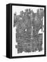 Papyrus Roll with Epistle to the Hebrews-null-Framed Stretched Canvas