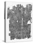 Papyrus Roll with Epistle to the Hebrews-null-Stretched Canvas