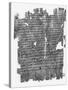 Papyrus Roll with Epistle to the Hebrews-null-Stretched Canvas