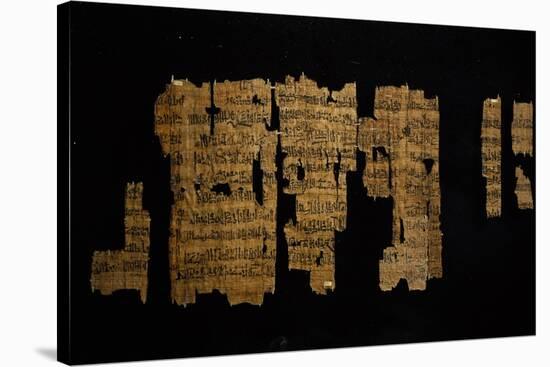 Papyrus Telling Story of Pharaoh Thutmose III, Ramesside Period-null-Stretched Canvas
