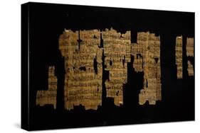 Papyrus Telling Story of Pharaoh Thutmose III, Ramesside Period-null-Stretched Canvas